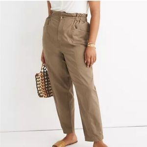 Madewell Pull-On Paperbag Pants cargo